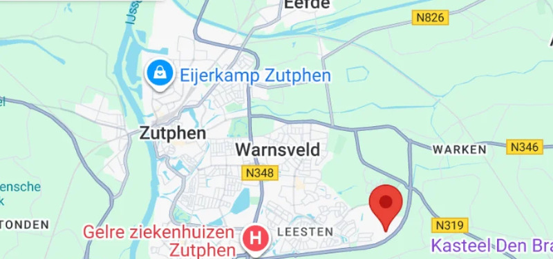 Kaart naar Hairstudio Pinella, Houtsingel 3, Zutphen